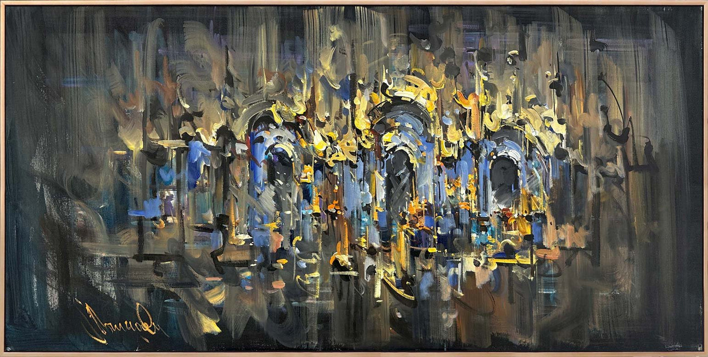 Biçimsiz Özgürlük Yağlı Boya Tablosu