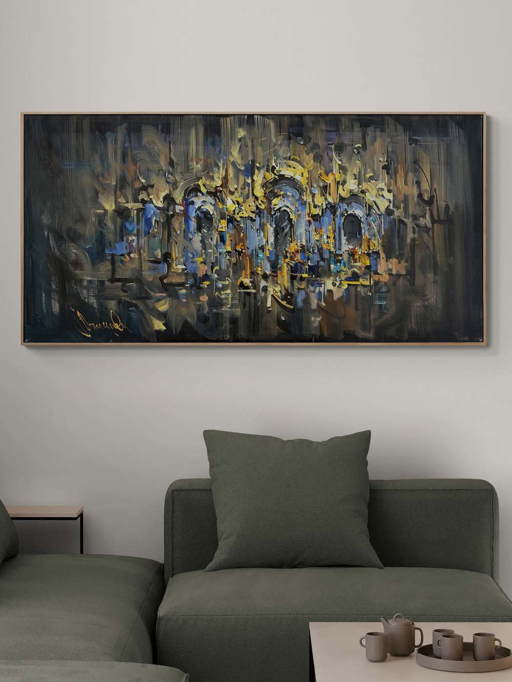 Biçimsiz Özgürlük Yağlı Boya Tablosu