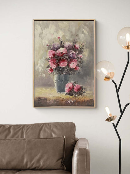 Hatıraların Buketi Yağlı Boya Tablosu