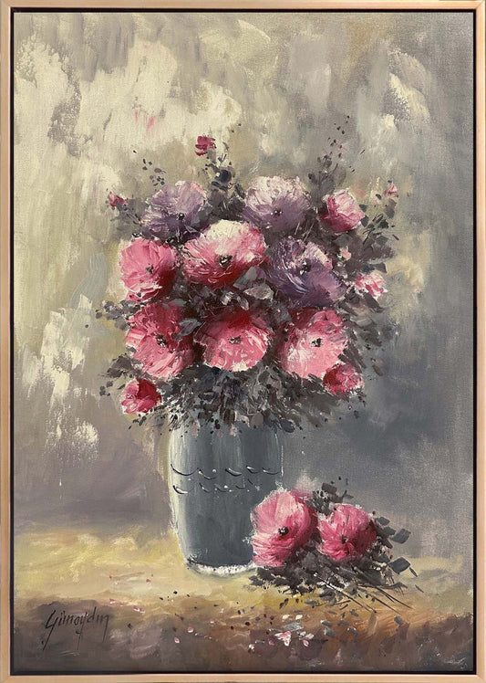 Hatıraların Buketi Yağlı Boya Tablosu