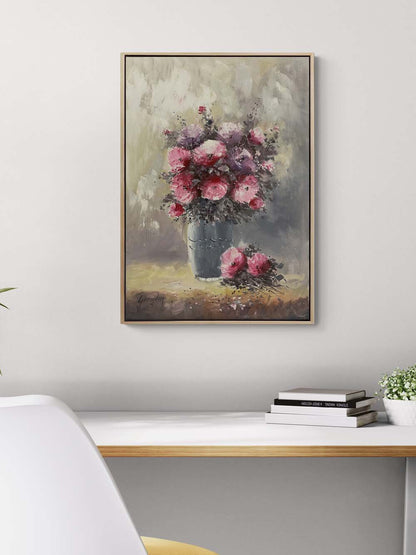 Hatıraların Buketi Yağlı Boya Tablosu