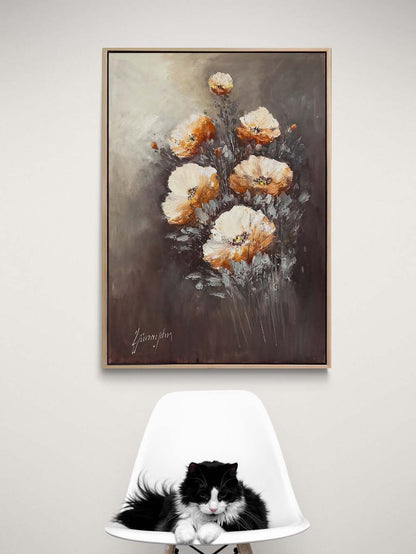 Yalın Zarafet Yağlı Boya Tablosu