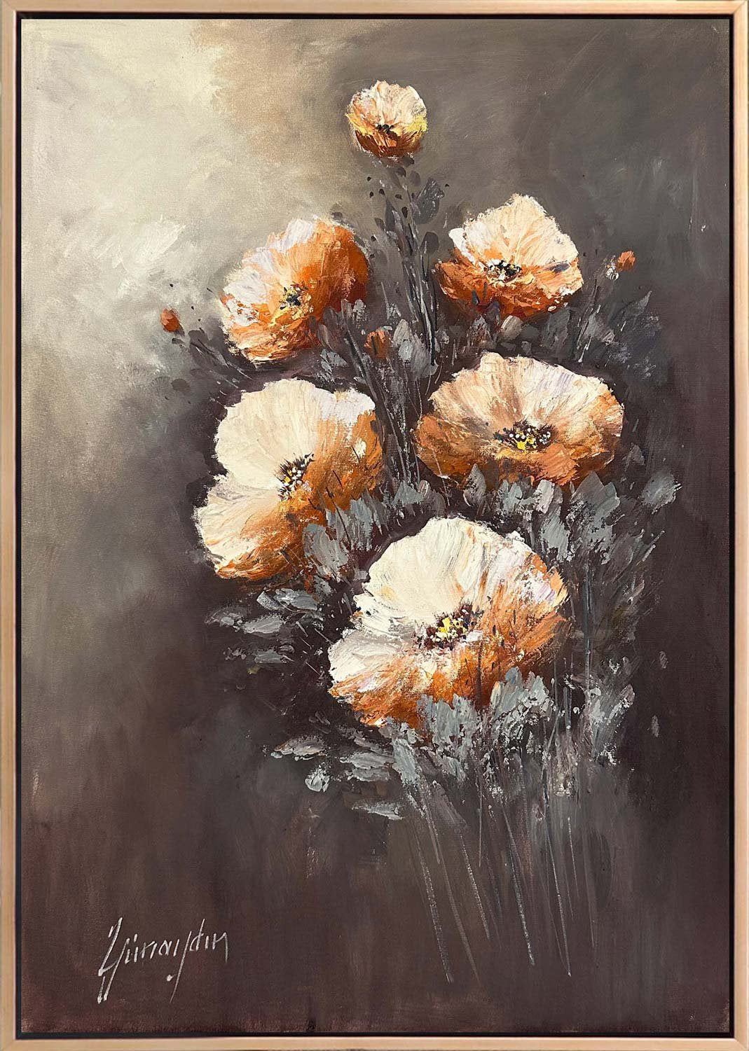 Yalın Zarafet Yağlı Boya Tablosu