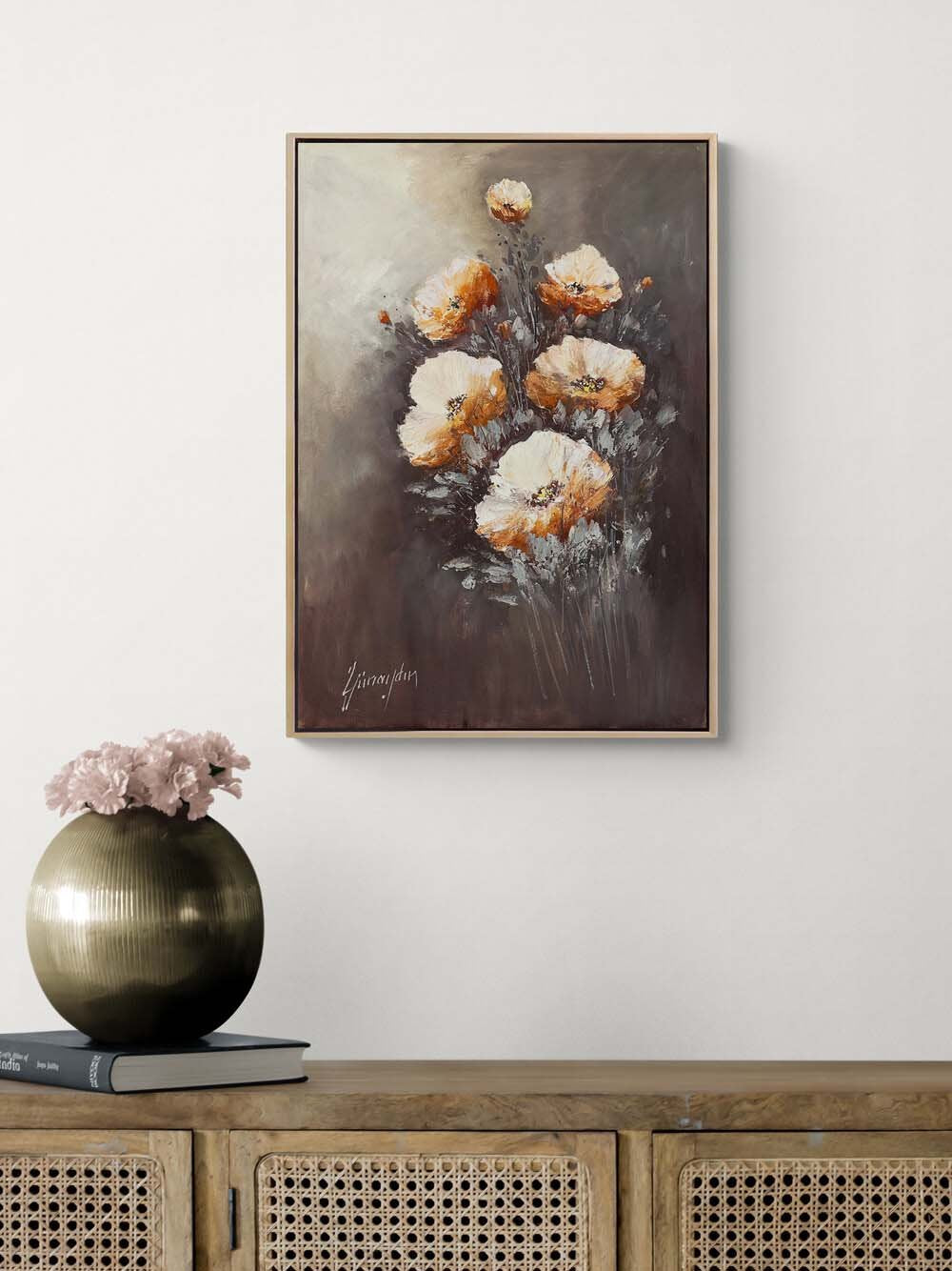 Yalın Zarafet Yağlı Boya Tablosu