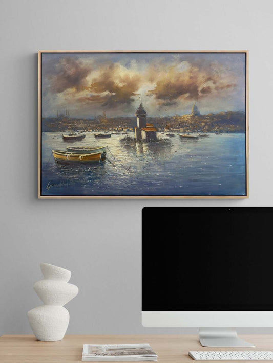 Kulede Biten Gün Yağlı Boya Tablosu