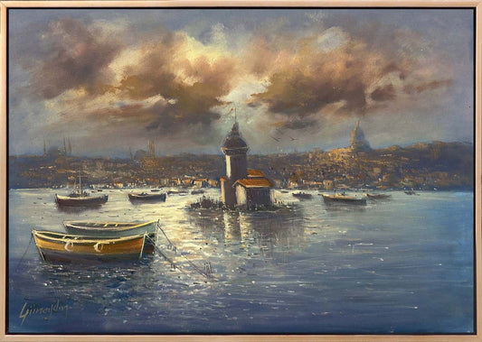 Kulede Biten Gün Yağlı Boya Tablosu