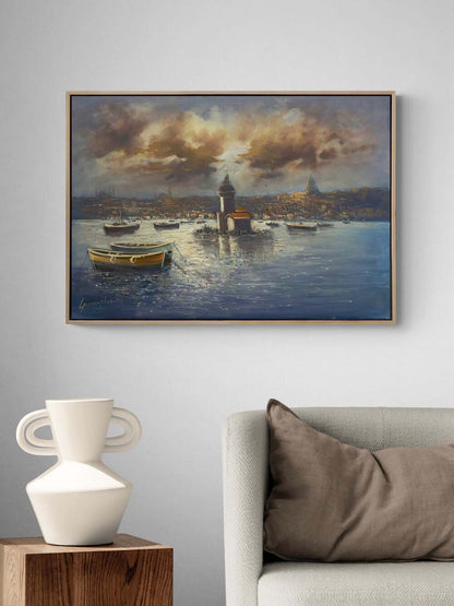 Kulede Biten Gün Yağlı Boya Tablosu