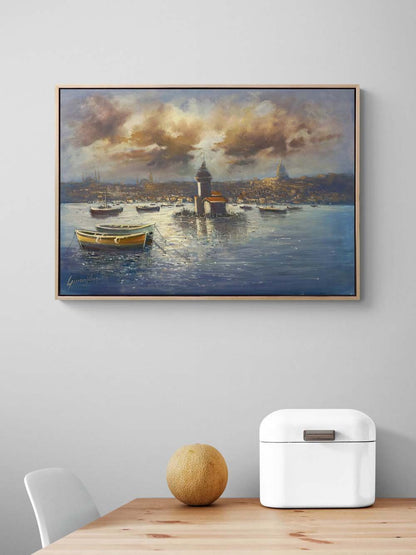 Kulede Biten Gün Yağlı Boya Tablosu