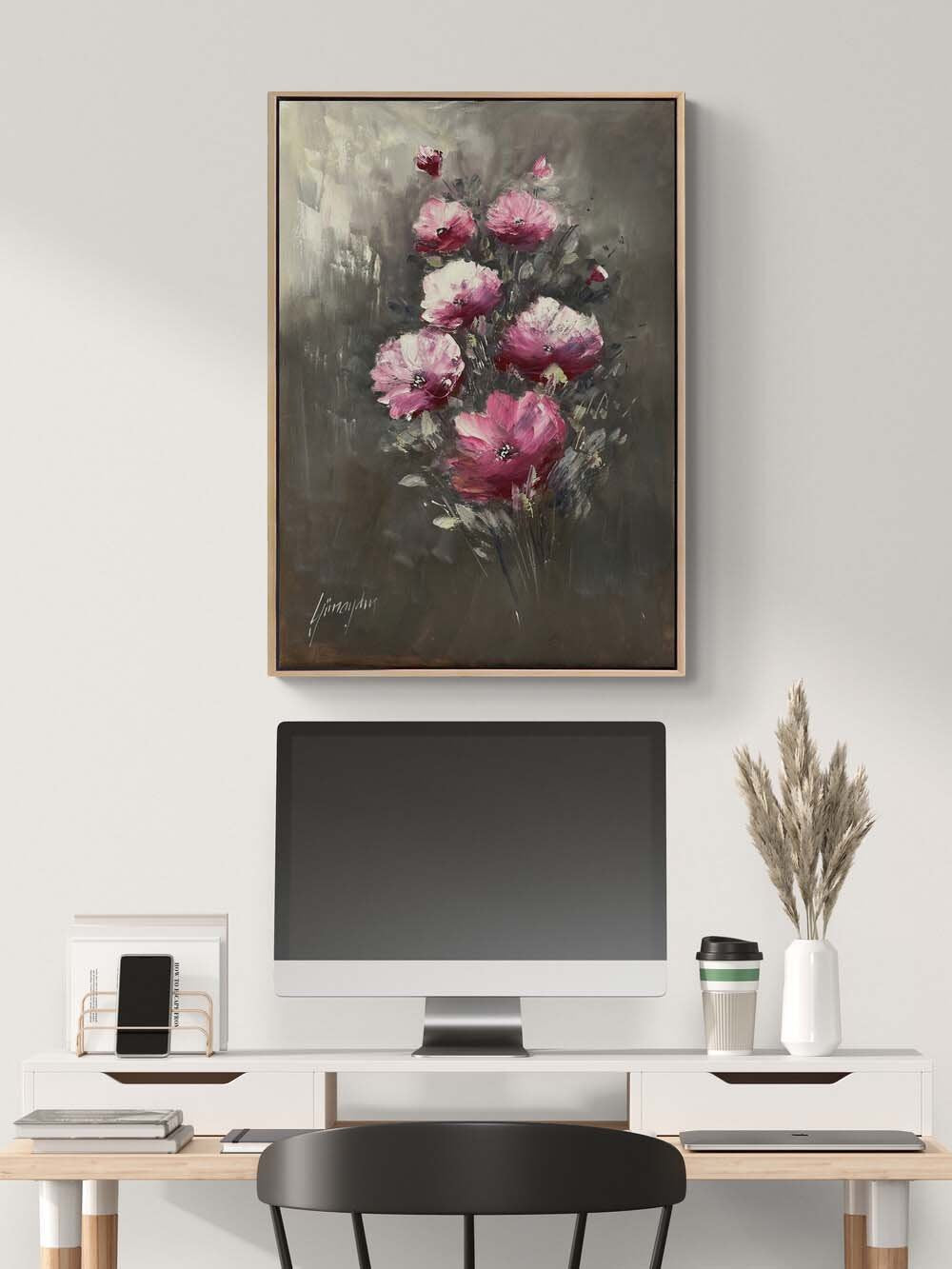 Zarif Bir Buket Yağlı Boya Tablosu