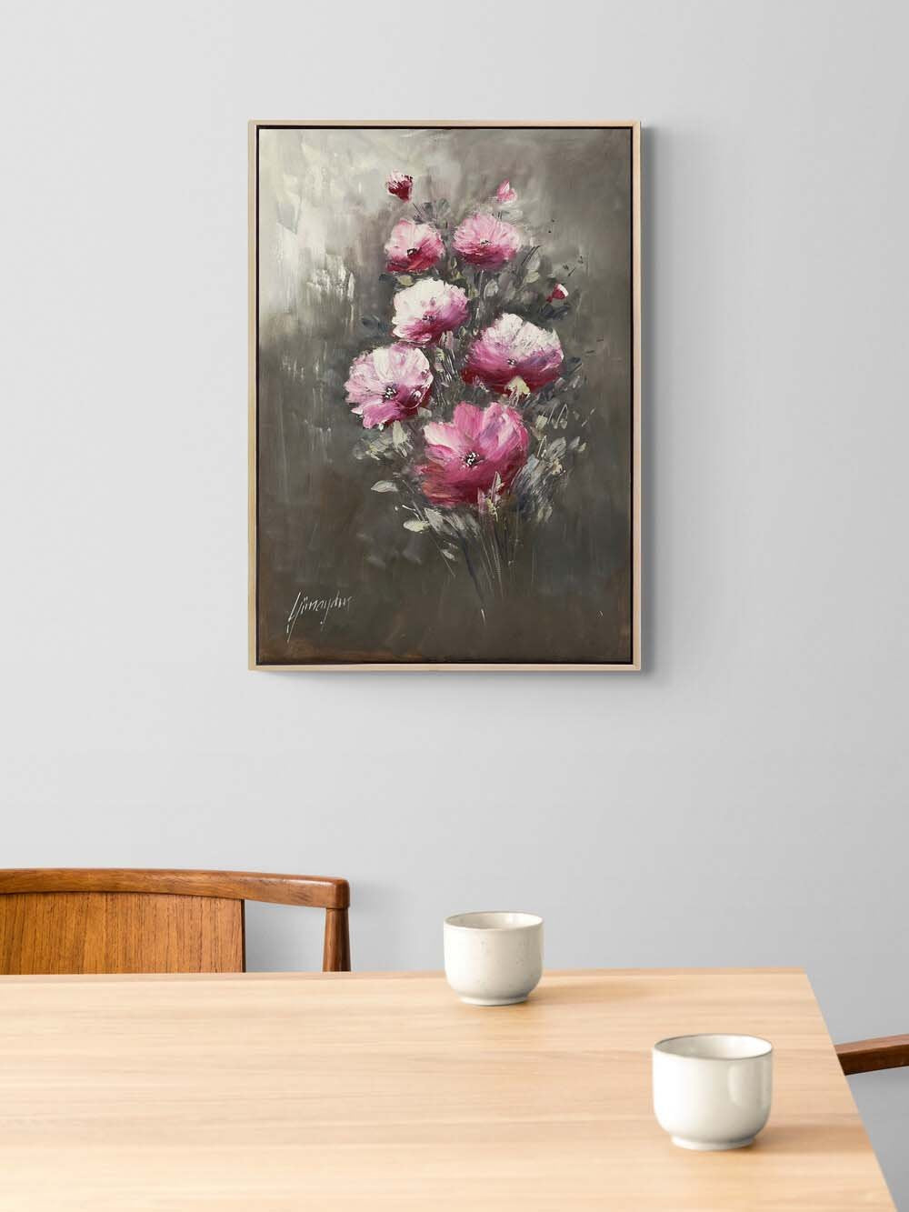 Zarif Bir Buket Yağlı Boya Tablosu