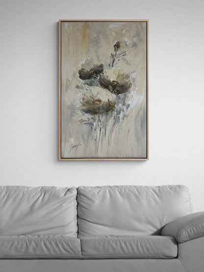 Anemon Çiçeğini Rüyası Yağlı Boya Tablosu