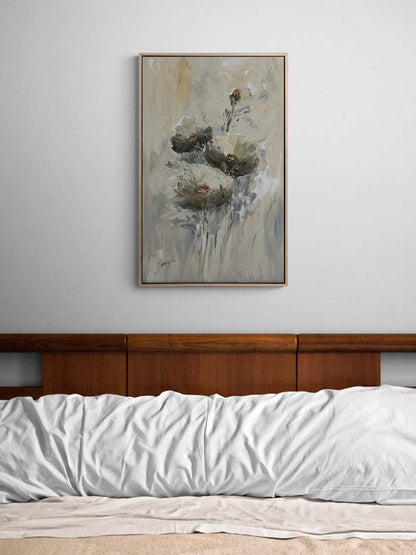 Anemon Çiçeğini Rüyası Yağlı Boya Tablosu