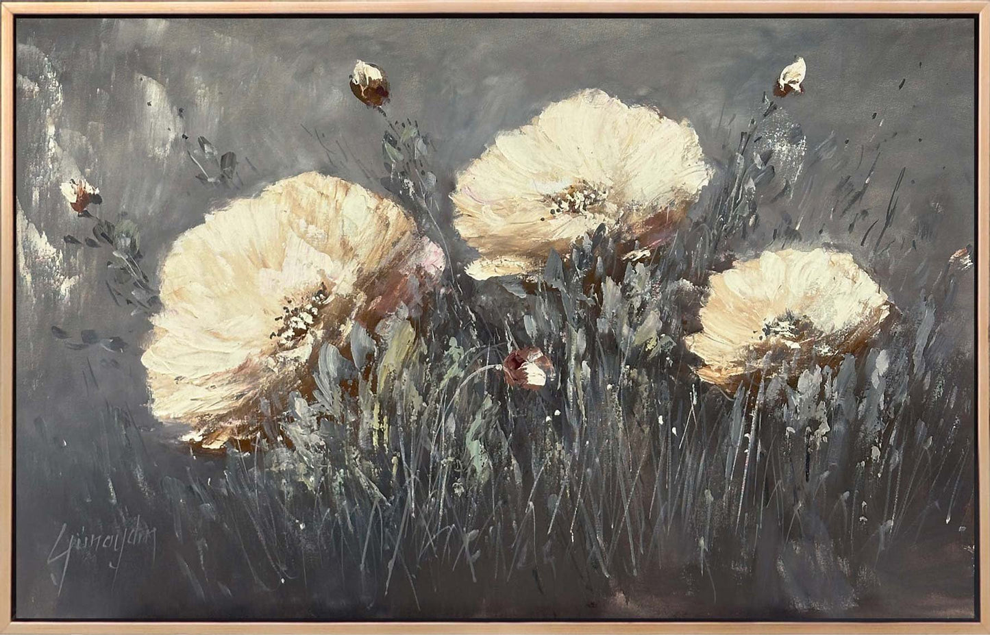 Zarif Bir An Yağlı Boya Tablosu