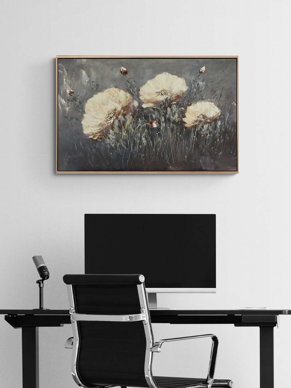 Zarif Bir An Yağlı Boya Tablosu