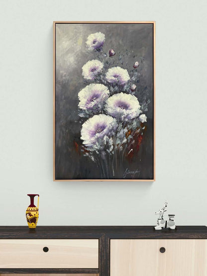 Lilanın Sessizliği Yağlı Boya Tablosu