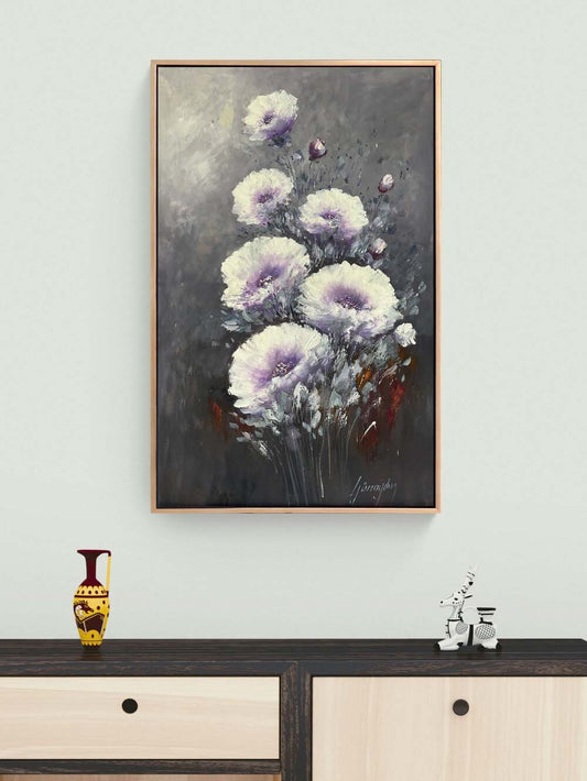 Lilanın Sessizliği Yağlı Boya Tablosu