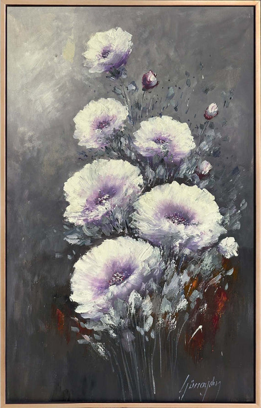 Lilanın Sessizliği Yağlı Boya Tablosu