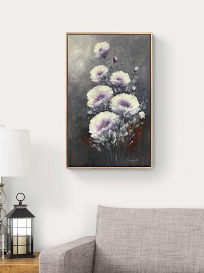 Lilanın Sessizliği Yağlı Boya Tablosu