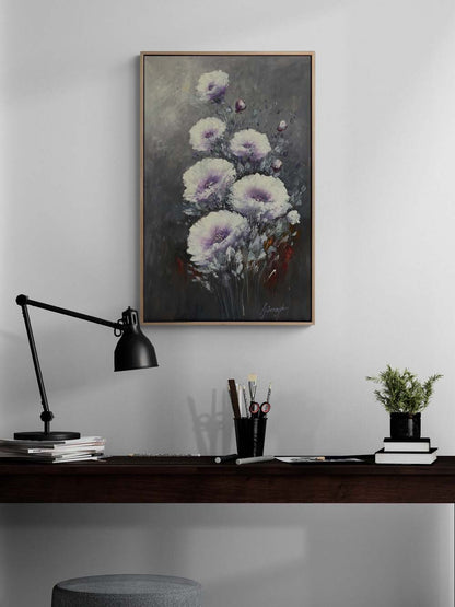 Lilanın Sessizliği Yağlı Boya Tablosu