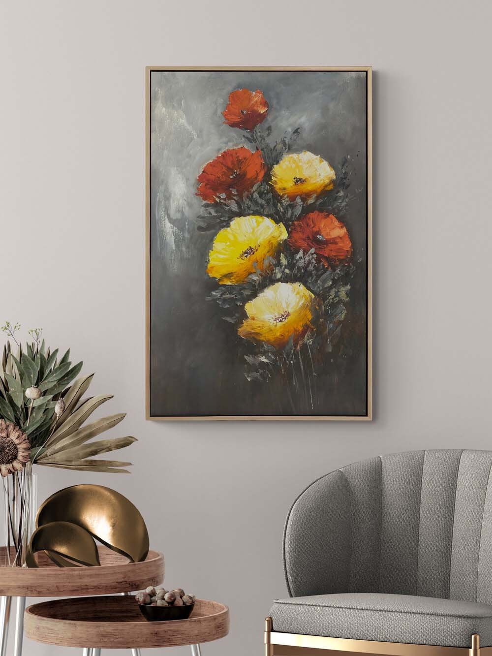 Bahara Dönüş Yağlı Boya Tablosu