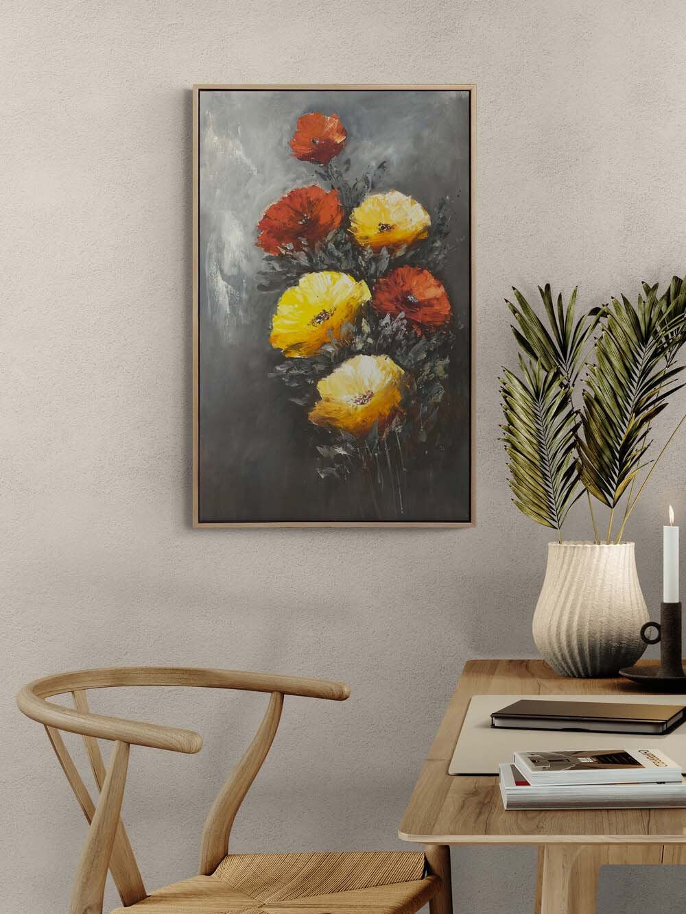 Bahara Dönüş Yağlı Boya Tablosu