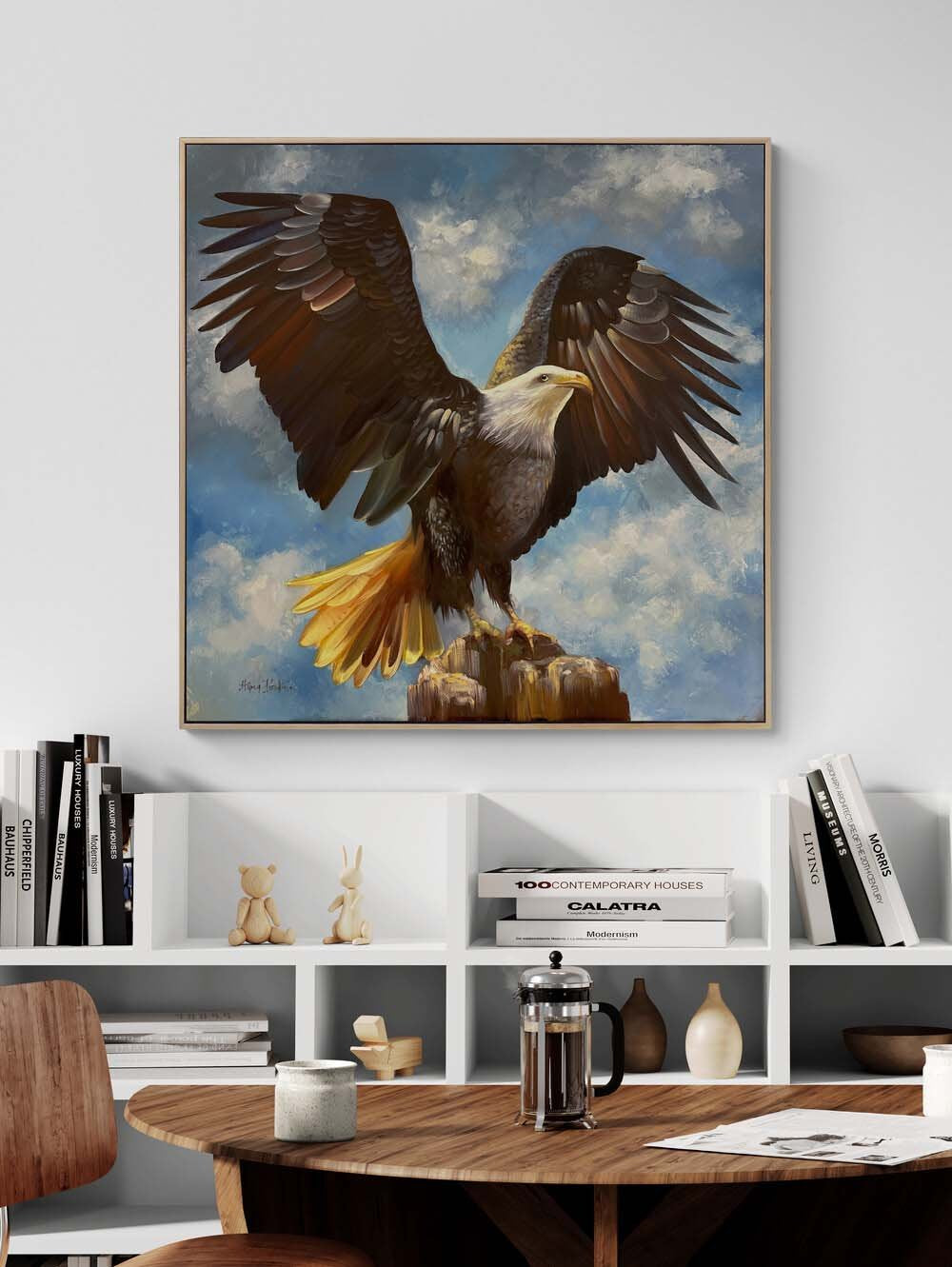 Kartalın Zirvesi Yağlı Boya Tablosu