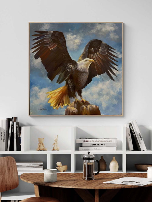 Kartalın Zirvesi Yağlı Boya Tablosu