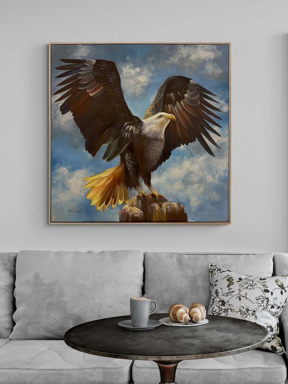 Kartalın Zirvesi Yağlı Boya Tablosu