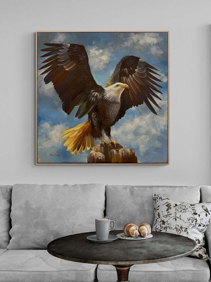 Kartalın Zirvesi Yağlı Boya Tablosu