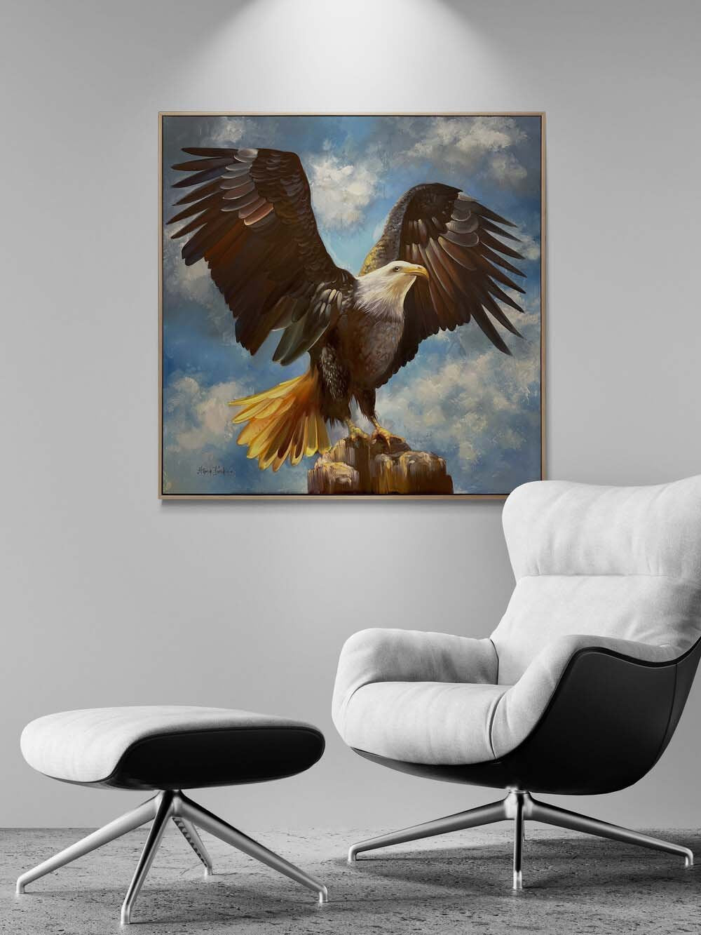 Kartalın Zirvesi Yağlı Boya Tablosu