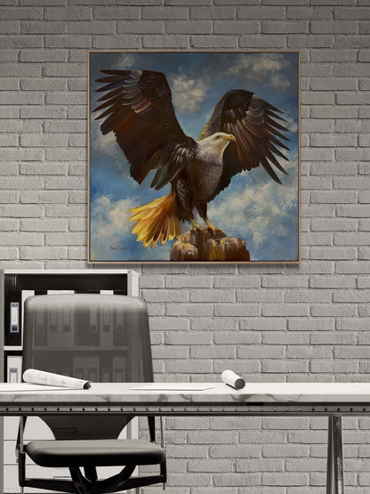 Kartalın Zirvesi Yağlı Boya Tablosu