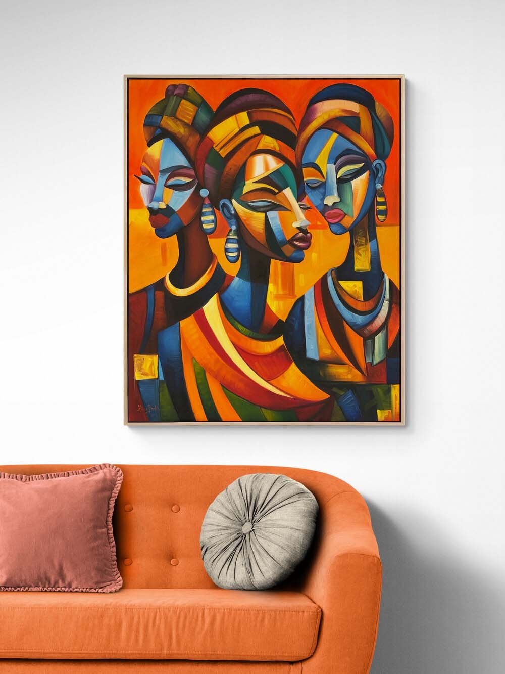 Güneşin Kızları Yağlı Boya Tablosu