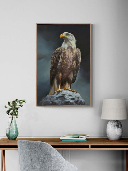 Kartalın Hikayesi Yağlı Boya Tablosu