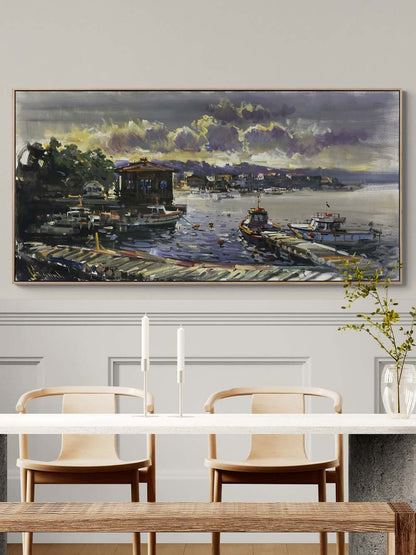 Çengelköy'den Boğaz Yağlı Boya Tablosu