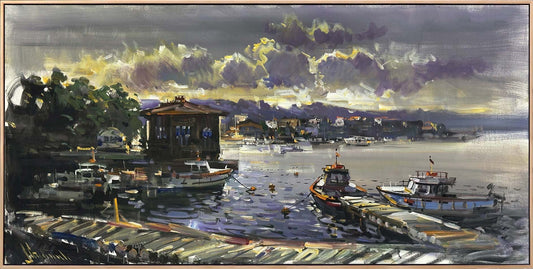 Çengelköy'den Boğaz Yağlı Boya Tablosu