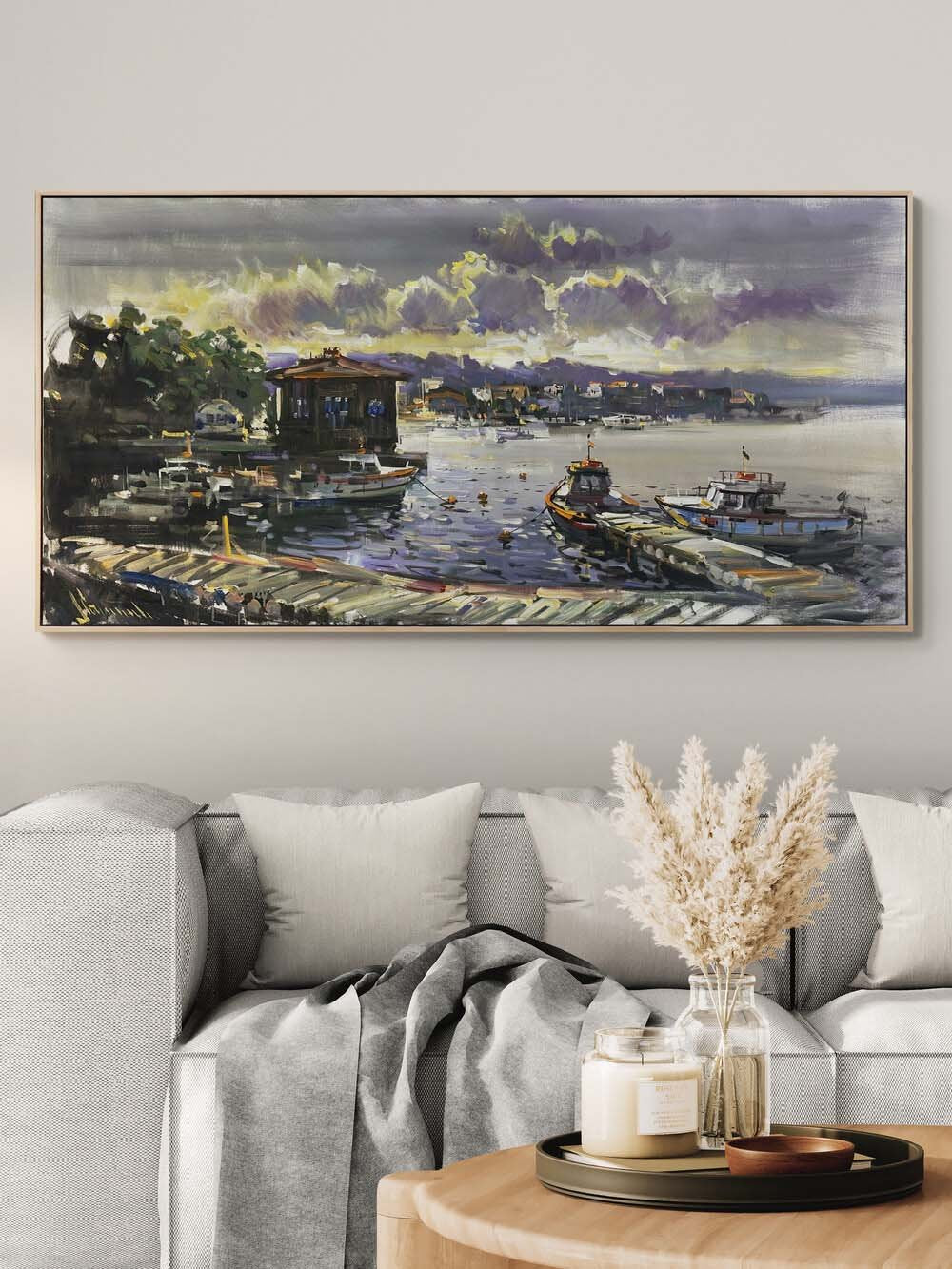 Çengelköy'den Boğaz Yağlı Boya Tablosu