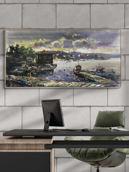 Çengelköy'den Boğaz Yağlı Boya Tablosu