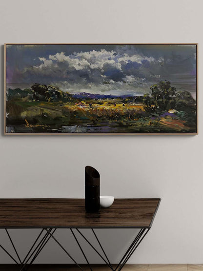 Toprağın Ezgisi Yağlı Boya Tablosu