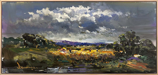 Toprağın Ezgisi Yağlı Boya Tablosu