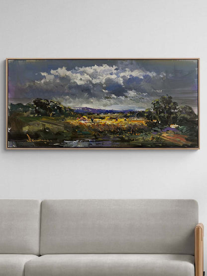 Toprağın Ezgisi Yağlı Boya Tablosu