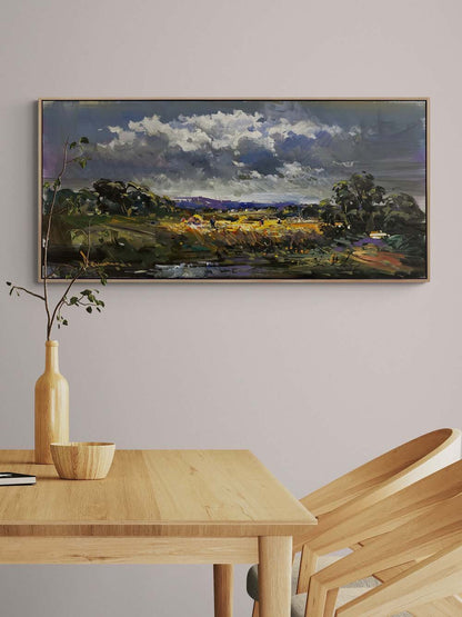 Toprağın Ezgisi Yağlı Boya Tablosu