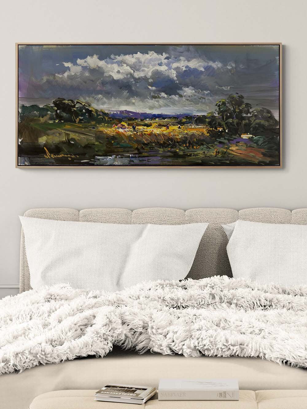 Toprağın Ezgisi Yağlı Boya Tablosu