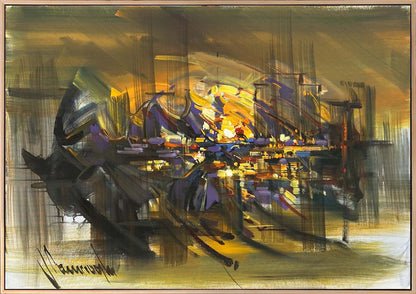 Varoluşun Kenarında Yağlı Boya Tablosu