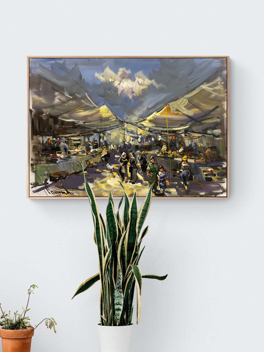 Çarşamba Pazarı Yağlı Boya Tablosu