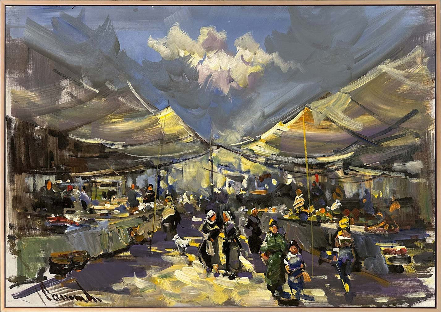 Çarşamba Pazarı Yağlı Boya Tablosu