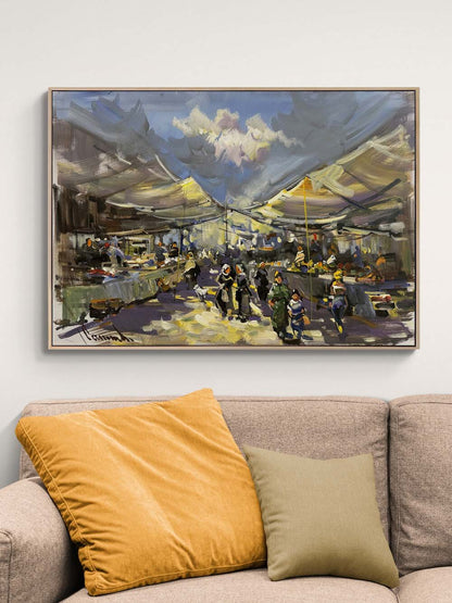 Çarşamba Pazarı Yağlı Boya Tablosu