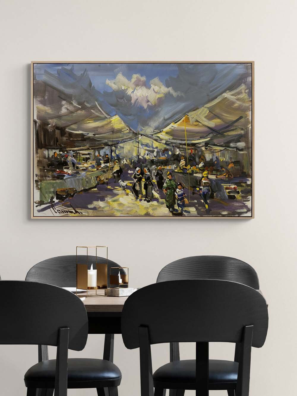 Çarşamba Pazarı Yağlı Boya Tablosu