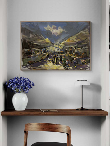 Çarşamba Pazarı Yağlı Boya Tablosu