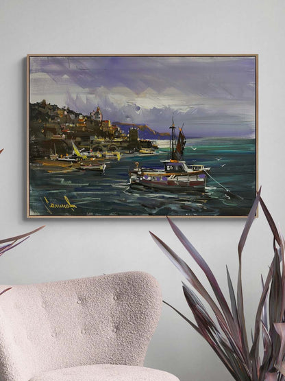 Akıntıya Karşı Yağlı Boya Tablosu