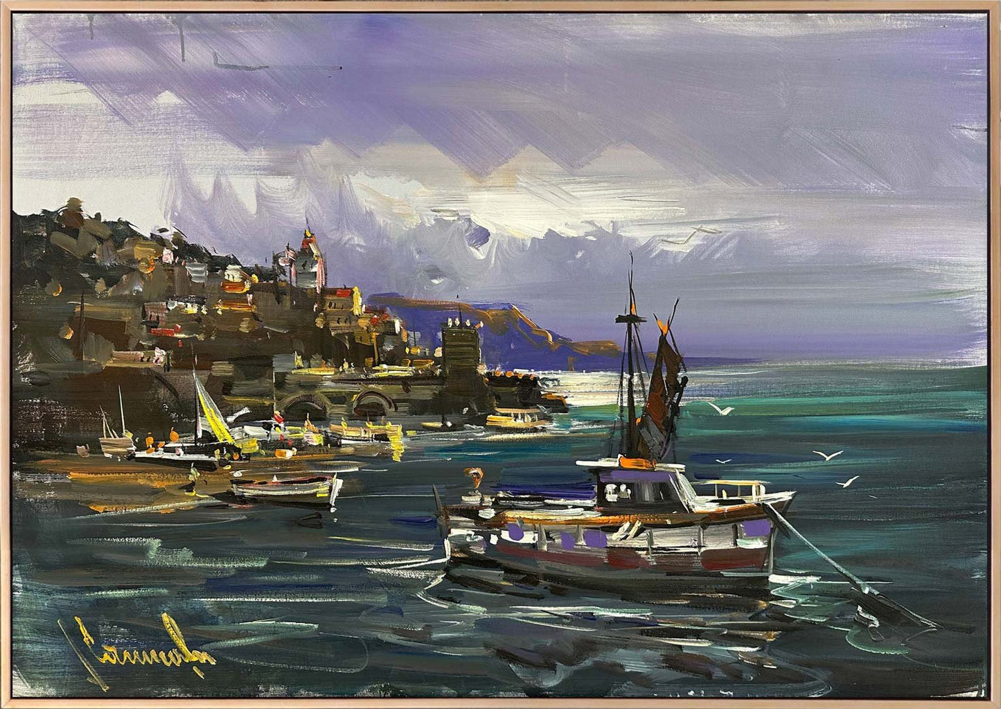 Akıntıya Karşı Yağlı Boya Tablosu